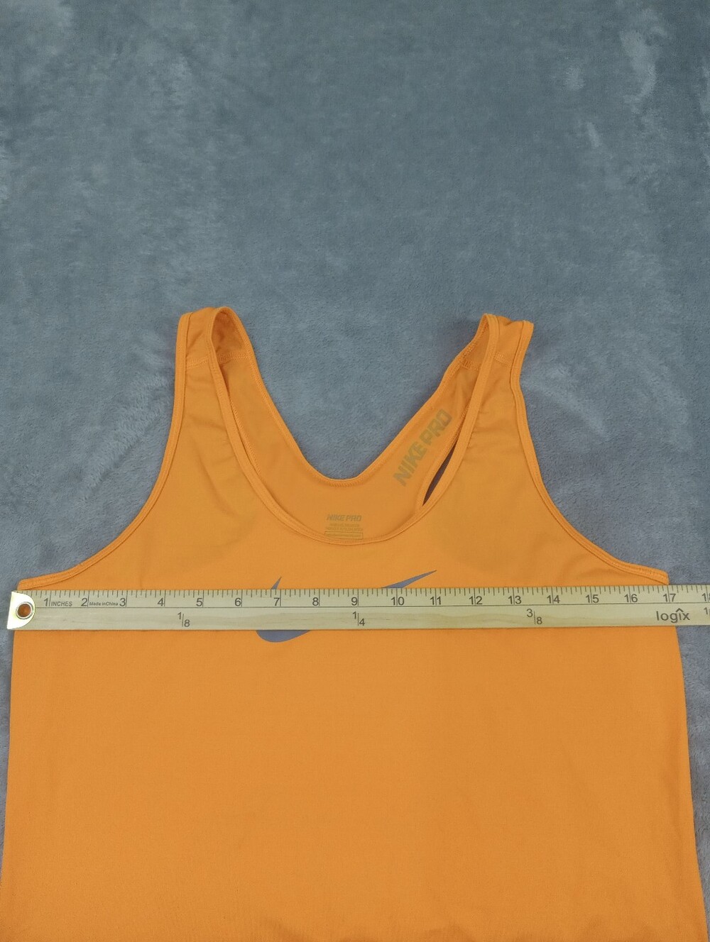 Nike Women's Orange Dri-FIT Racerback Tank Size Large - Picture 7 of 9